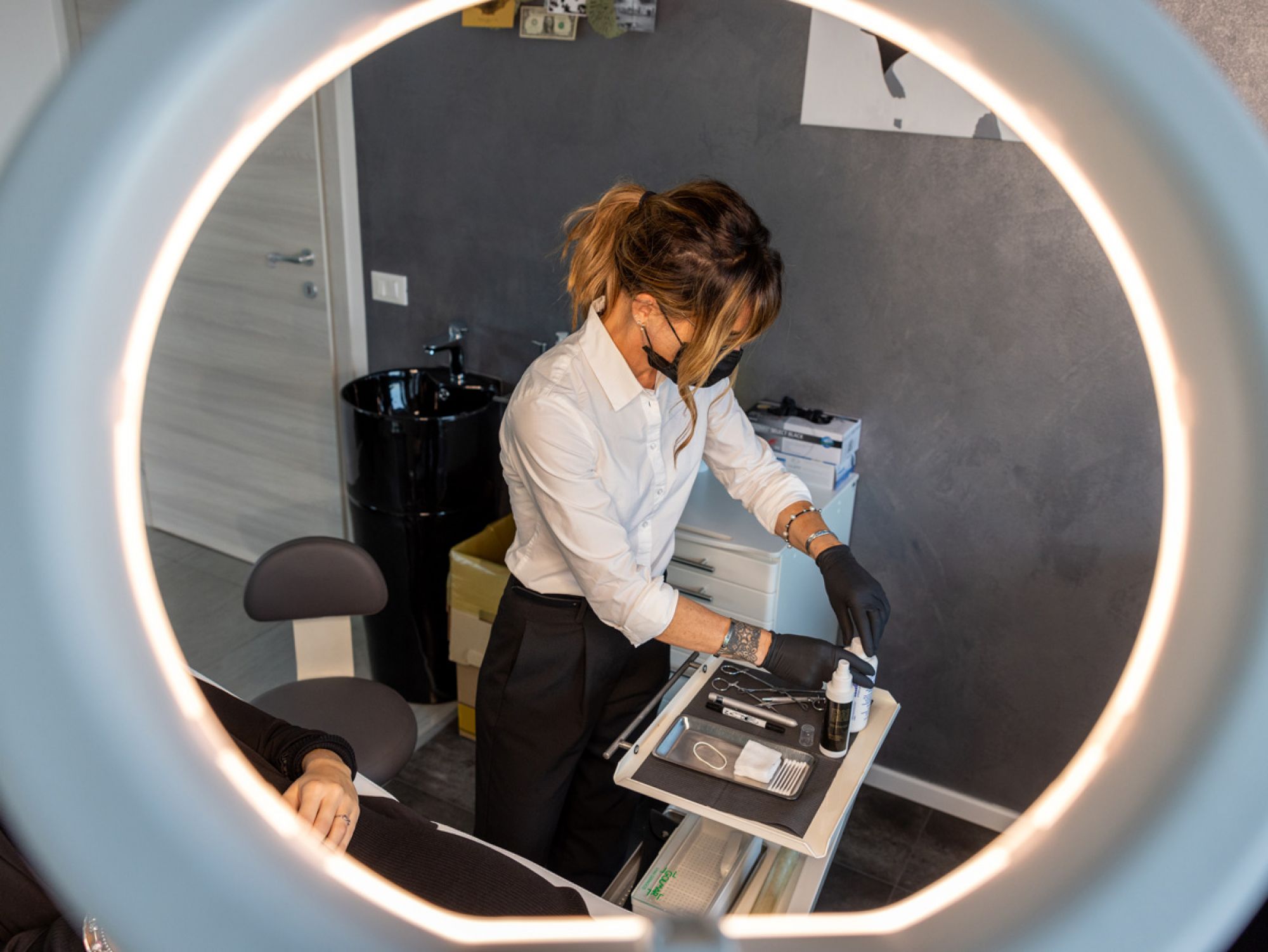 Microdermal piercing Bolzano